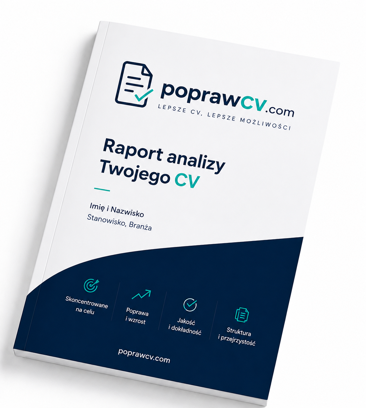 Mockup raportu i checklisty CV